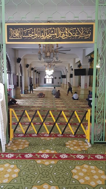 A mosque with Wi-Fi and charging station, mind you. 