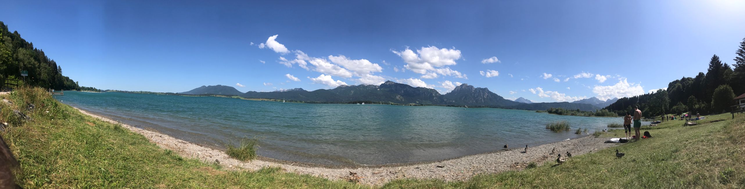 Pause am Forggensee