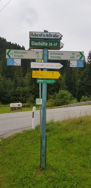 ...our destination signposted for the first time :-)