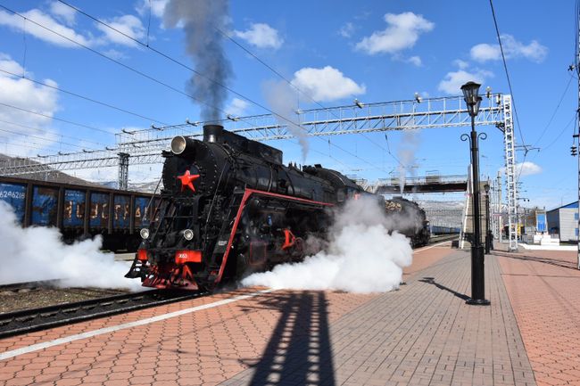 Ride on the old Baikal railway