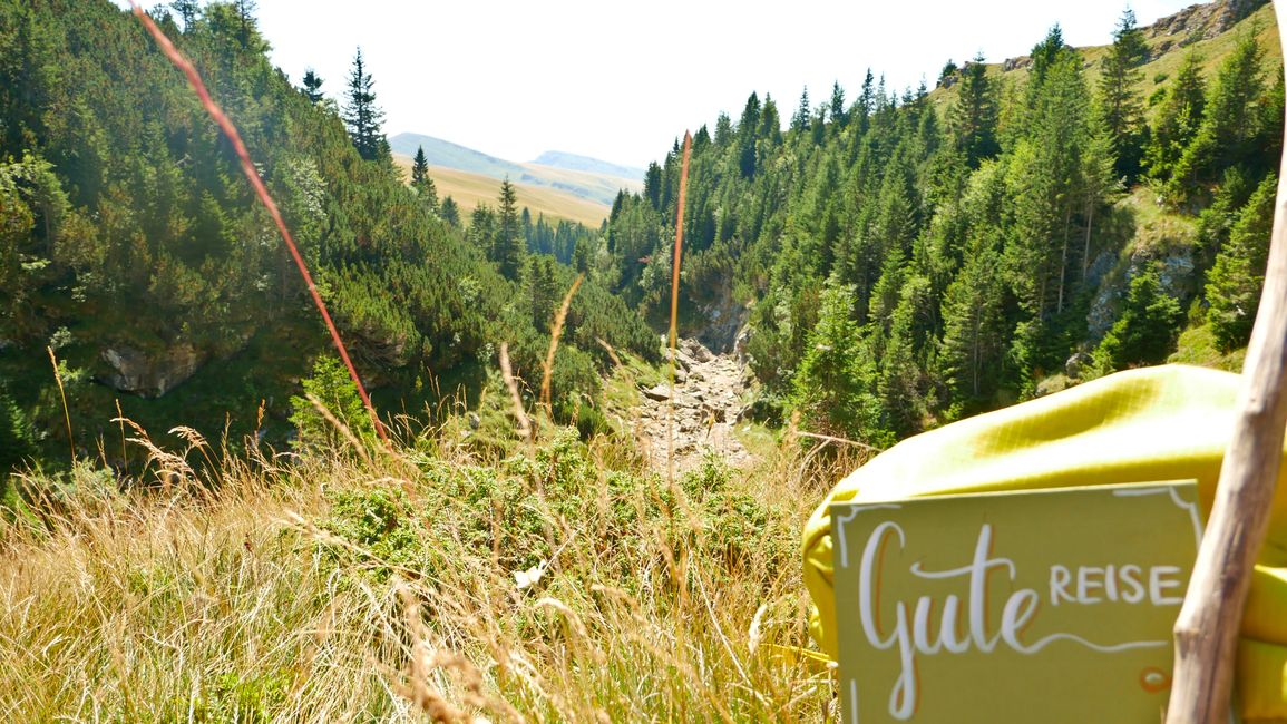 Cable cars, gentian and tranquility