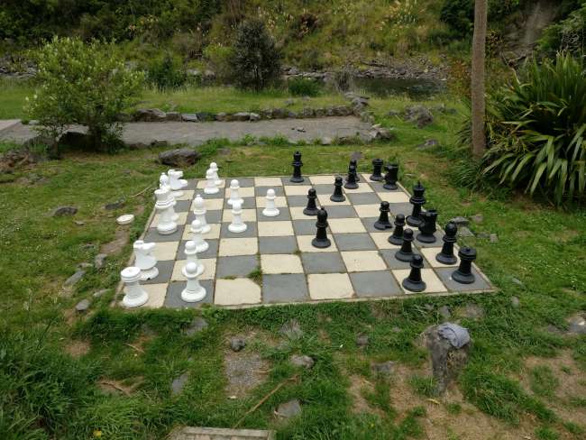 Evening chess game in River Valley