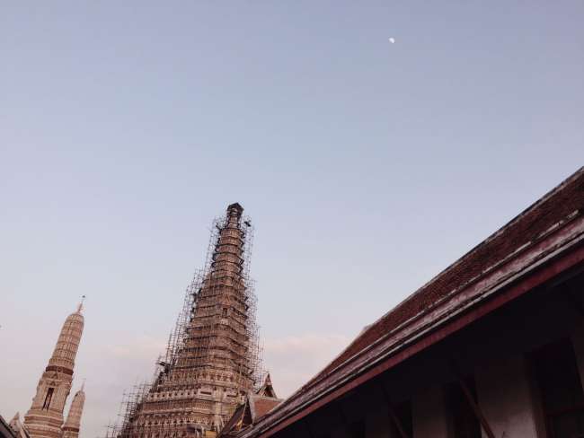 Wat Arun bei Sonnenuntergang