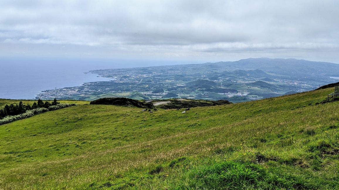 Blick auf Ponta Delgada