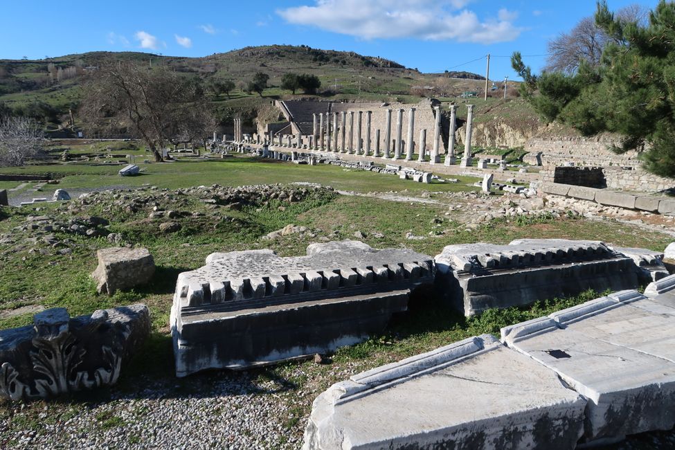 Roman Theater of Asklepieion. Music and theater were also used as a form of therapy back then