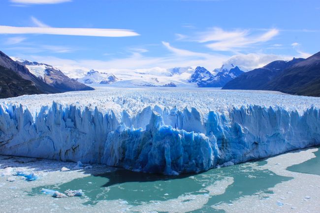 Gletscher in der Vollansicht