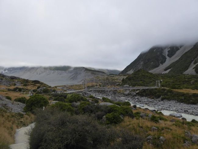 Hiking at Mt. Cook