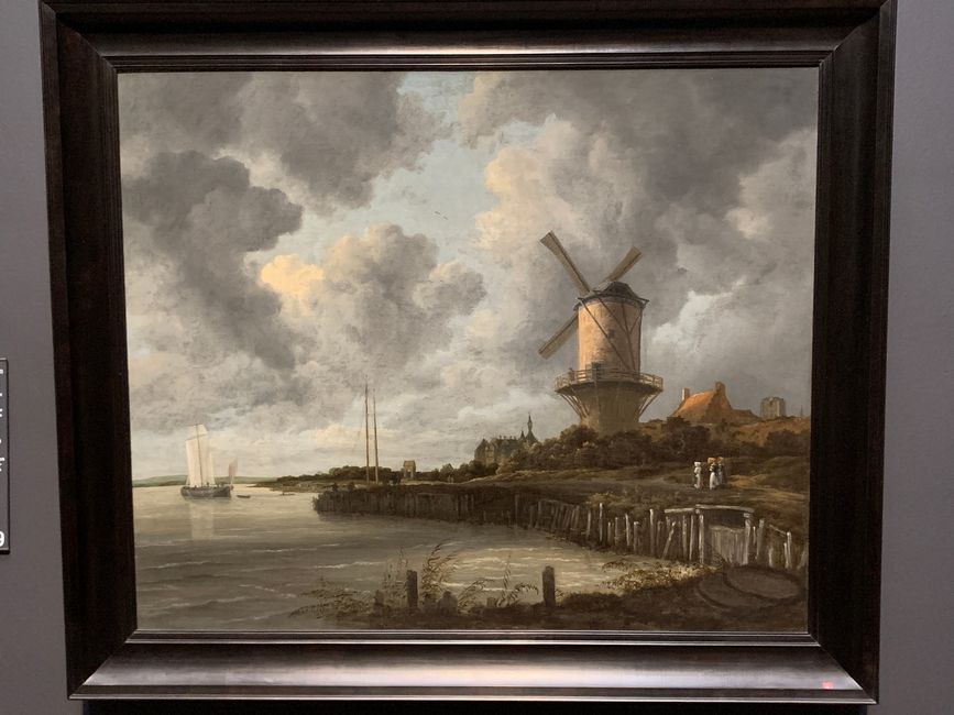 Jacob van Ruisdael "Windmühle von Wijk" von 1670