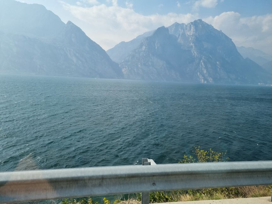 Lake Garda - huge and windy