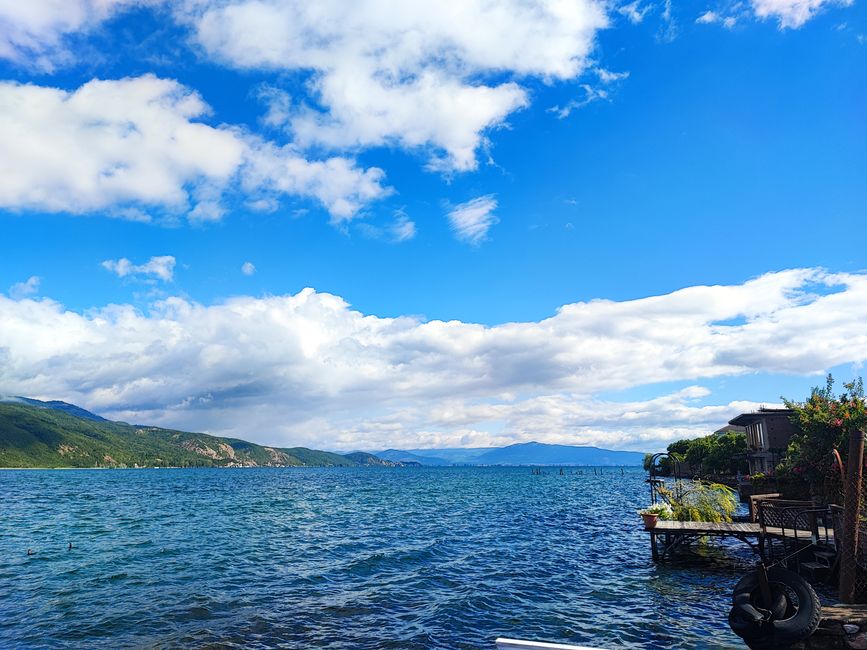 Ein bisschen Heimatgefühl: Lin / Ohridsee / Albanien