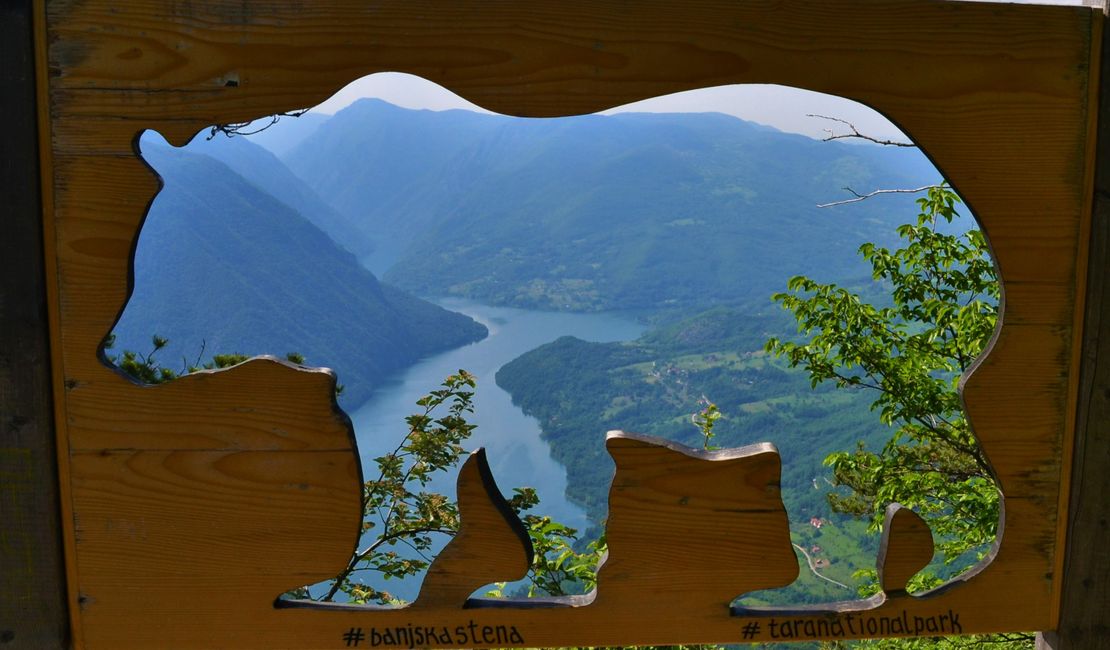 View over the Drina River 