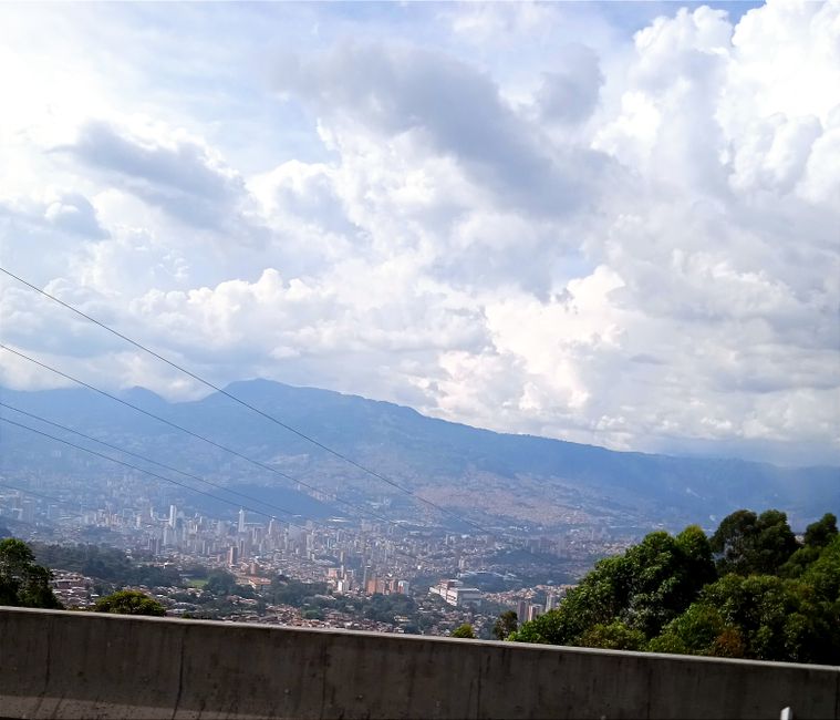 Ein letzter Blick auf Medellin