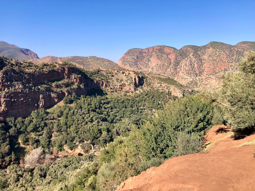 A look at the beautiful landscape in the Atlas Mountains.