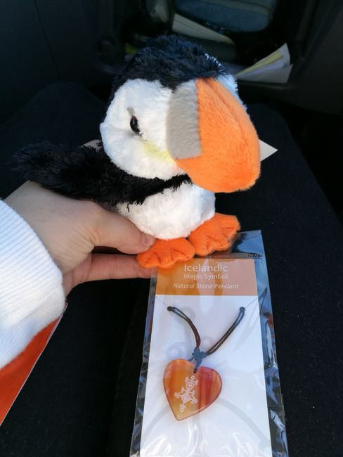 Of course, a few souvenirs have to come along. Let me introduce you to Peggy Puffin.