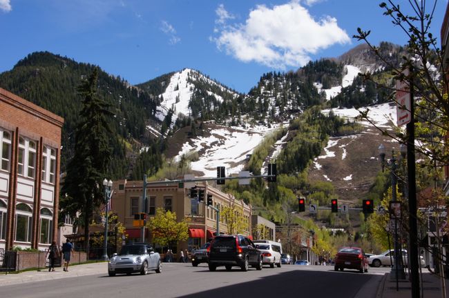 To the east in the richest city in USA: Aspen/Colorado