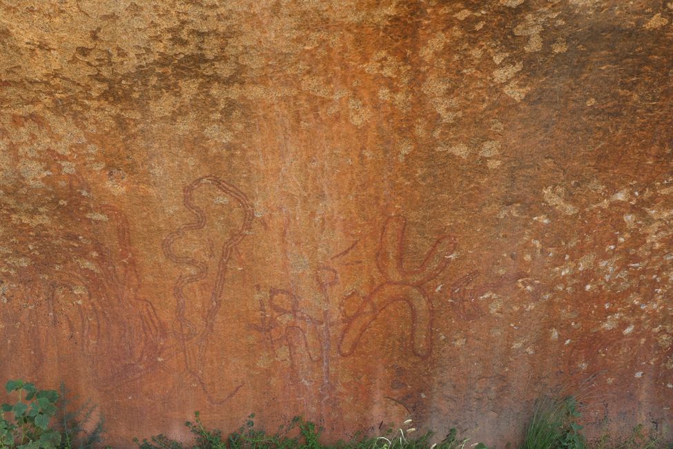 Aboriginal Art at Walga Rock