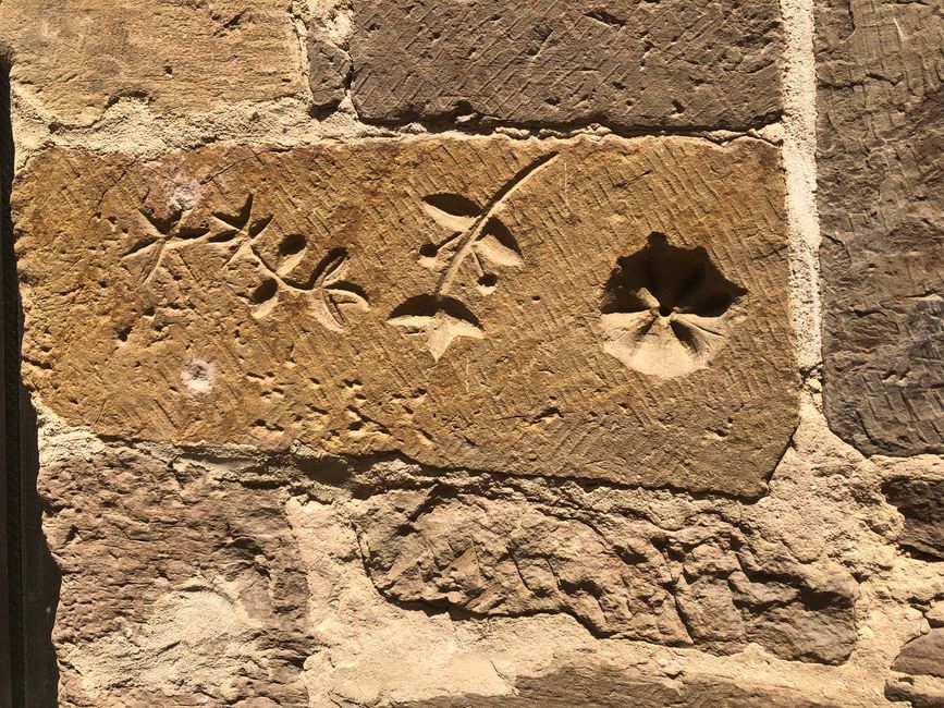 I found these signs on a house wall - with no explanation