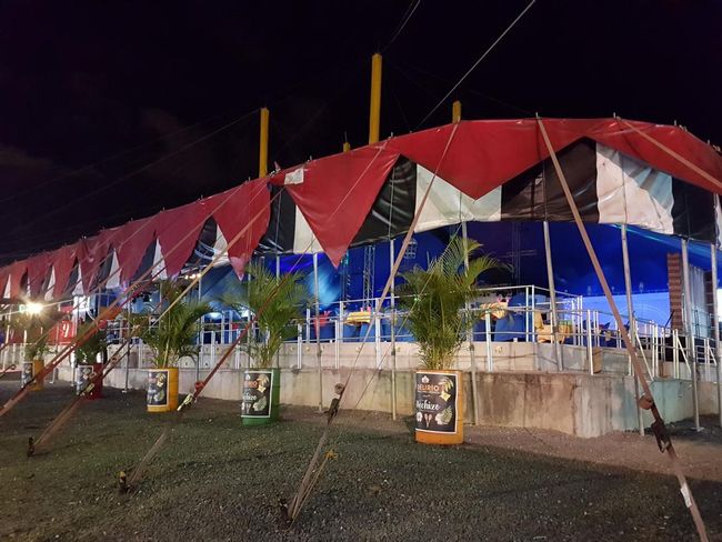 The circus tent