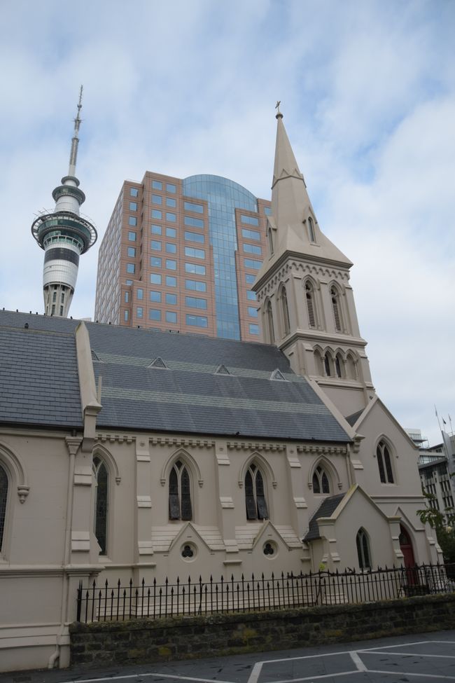 St. Patrick's Cathedral and Sky Tower