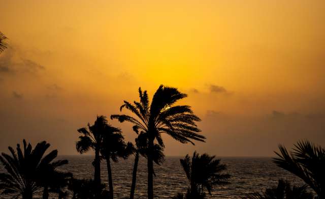 Sunrise near Corralejo, Fuerteventura